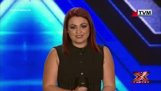 X Factor Malta  The Chair Challenge  Danica Muscat [upl. by Attenauqa]