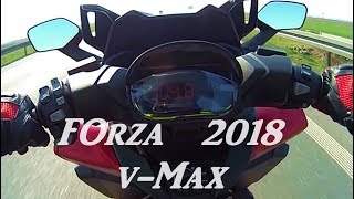 Honda Forza 125 2018 V maxTop  Speed [upl. by Liberati]