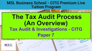 The Tax Audit Process CITG Tax Audit amp Investigations  Taxation Lectures in Ghana [upl. by Eelah]