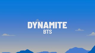 BTS  Dynamite lyrics [upl. by Notrab]