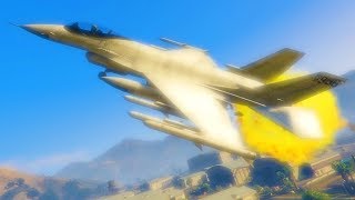 So kann man eine Jet Explosion in GTA Online überleben [upl. by Blatman]