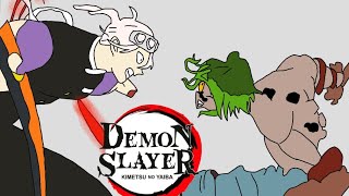 Tengen Uzui vs gyutaro demon slayer entertainment district arc flipaclip animation [upl. by Assenev]