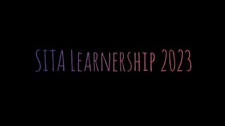 SITA LEARNERSHIP  SOUTH AFRICA [upl. by Nobie125]