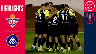 Resumen  Copa del Rey  CD Don Benito 12 FC Andorra  Primera eliminatoria [upl. by Cut]