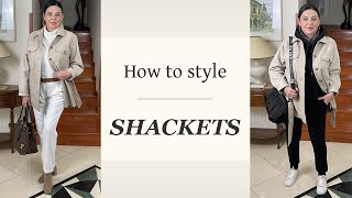 How to style SHACKETS  FASHION OVER 50 [upl. by Demy937]