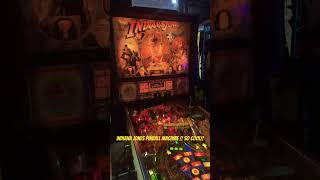 Awesome Indiana Jones Pinball Machine at Local Pinball Arcade [upl. by Annenn175]