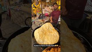 Kashmir ka Famous Paratha Halwa😳😵 Indian Street Food [upl. by Adnot]