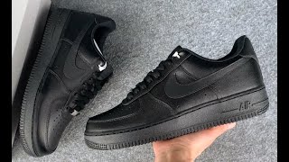 NIKE AIR FORCE 1 LOW 07 BLACK CW2288 001 [upl. by Merwin]