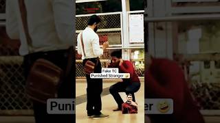 ♦️ Fake Punishment To Stranger  Funny Tc prank shorts ytshorts funny entertainment [upl. by Nylyaj]