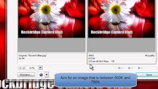 Photoshop amp Elements Quick Image Size Reduction for HD Projection and Emailing [upl. by Nohshan]