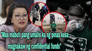 SARA DUTERTE NAIYAK SA PAGALIS NG PINAS DAHIL SA PAGSISISI SA PAGNANAKAW NG CONFIDENTIAL FUNDS [upl. by Yssim]