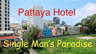 Pattaya Hotel  Single Mans Paradise very cheap [upl. by Ahnavas2]