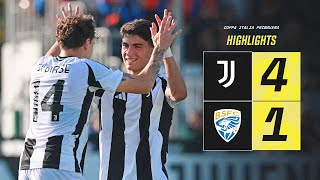 HIGHLIGHTS  Juventus 41 Brescia  Coppa Italia Primavera [upl. by Eidnac9]