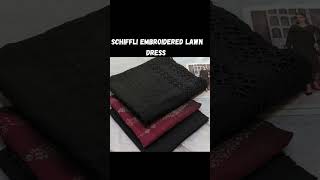 Schiffli Embroidered Lawn dress shortvideo reels fashion pakistanidressstyles sabafaryad share [upl. by Anthe767]