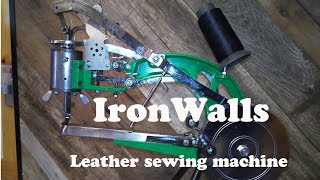 IronWalls Cobbler Leather Sewing Machine [upl. by Ajani178]