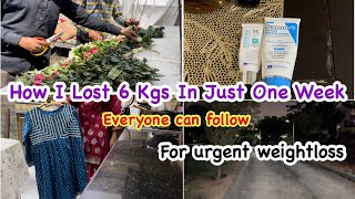 How To Lose 6 Kg In Just One WeekEasiest Diet Plan To Lose 6 Kg In Just 7 DaysTarab Khan Diet Plan [upl. by Stelle125]