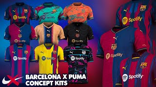 What if Barcelona Wore Puma Kits [upl. by Vachill]