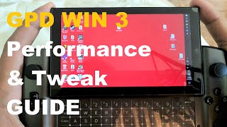 GPD WIN 3 PERFORMANCE amp TWEAKS GUIDE BIOS TDP DRIVER SWITCH [upl. by Fotina]