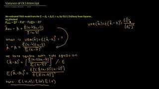 Variance of Slope OLS [upl. by Decca194]