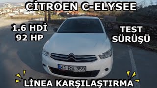 CİTROEN CELYSEE 16 HDİ 92 BG TEST SÜRÜŞÜ [upl. by Lavena]