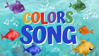 Color Fish Song for Kids  Sing Along and Learn Colors [upl. by Barraza]