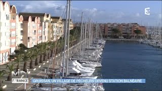 Visite de Gruissan un village de pêcheur devenu station balnéaire [upl. by Zeret186]