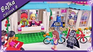 Szalona impreza w domu Stephanie  Bajka po polsku z klocków Lego Friends odc8 4k [upl. by Falconer]