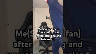 Scotland Fans after a unsuccessful England hate watch football england scotland [upl. by Roosnam]