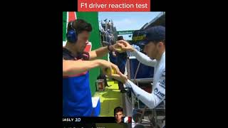 F1 Driver reaction test  Pierre Gasly [upl. by Mosera540]