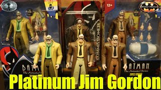 McFarlanes DC Direct BTAS Platinum Commissioner Jim Gordon LockUp Batman Animated Figure Review [upl. by Guria]