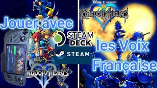 Tuto voix française kingdom hearts 1 et 2 Steam Deck [upl. by Herrle878]