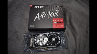 hp z400 upgrade radeon rx580 installed [upl. by Einnaf]