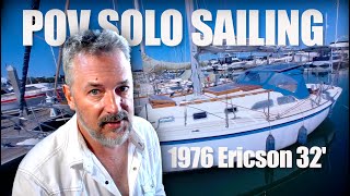 Solo Sailing POV on San Francisco Bay [upl. by Ojillib]