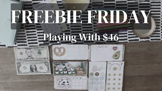 FREEBIE FRIDAY  Savings Challenge  21 Year Old Budgeter [upl. by Olatha]