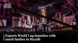 Esports World Cup launches with much fanfare in Riyadh  Arab News [upl. by Alano]