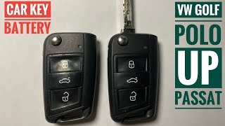 Volkswagen Golf Key Fob Battery Replacement How to change VW Key Battery [upl. by Dibrin248]