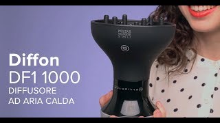 Ricci elastici e definiti Asciugali con loriginale Diffusore ad Aria Calda Diffon DF1 1000 [upl. by Sonitnatsok]