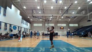 Atlantic Christian Boys Volleyball vs Treasure Coast High School [upl. by Ahsinned]