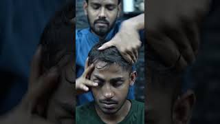 Indian Barber Relaxing Sleepy Head Massage ASMR shorts [upl. by Koorb]