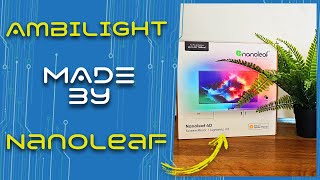 TV trifft AMBILIGHT  Nanoleaf 4D Screen Mirror Lightstripe Kit [upl. by Adyaj]