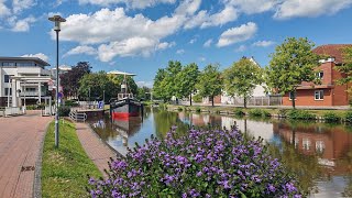 Papenburg Fahrt durch die Innenstadt mit dem Rad [upl. by Chesney]