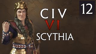 Civilization 6 Gameplay Scythia Part 12  Sketchy Rome Lets Play Civ 6 First Look [upl. by Outlaw]