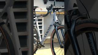 Canyon Grizl CF SL with suspension and dropper post😍🚲 Thoughts cycling short gravel subscribe [upl. by Ayrolg]