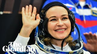 Russia sends actor and director to ISS to make film in space [upl. by Sunday448]