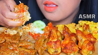 ASMR AYAM GORENG DAGING SAPI MUKBANG INDONESIA ASMR asmrsounds eatingsounds ayamgoreng [upl. by Rizan]