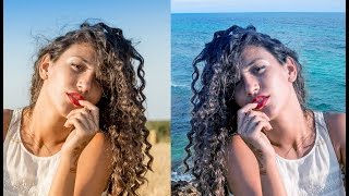 Photoshop hair masking from difficult background  How to Cut Out Hair in photoshop [upl. by Oecile]