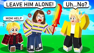 I Made A HATER CRY And His Mom Joined… Roblox Bedwars [upl. by Ainirtak]