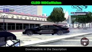 GTA San Andreas No Collision CLEO DOWNLOAD  SaMpMods23 [upl. by Katleen779]