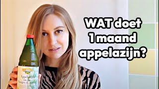 1 MAAND APPELAZIJN  de effecten  EXPERIMENT  Sofie Rozendaal [upl. by Pauli]