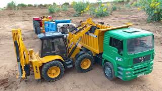 JCB Dumper video toys tractor trolley toys for kids  jcb tractor video tractor trolley tractors [upl. by Kristy]